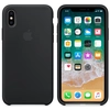 Image de Coque en silicone pour iPhone X Noir - Neuf
