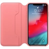 Image de Etui en cuir pour iPhone XS Max Rose - Neuf