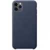Image de Coque en cuir pour iPhone 11 Pro Max Bleu nuit - Neuf