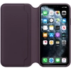 Image de Etui en cuir pour iPhone 11 Pro Max Aubergine - Neuf