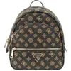 Image de GUESS sac à dos Manhattan II Backpack en simili cuir logo moka