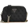 Image de GUESS Sacs Sac à bandoulière en similicuir Noelle II Crossbody Camera Bag coal logo