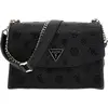 Image de GUESS Sacs Sac à bandoulière en similicuir Cresidia II Convertible Xbody Flap black logo