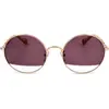 Image de Furla SFU235 Shiny rose gold 56/20/135 Lunettes de soleil pour femmes