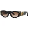 Image de Philipp Plein Femme Philipp Plein SPP136M PLEIN HERA 700Y Lunettes de soleil Acétate Noir Marron Géométrique Normale Ombré