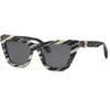 Image de Roberto Cavalli Femme Roberto Cavalli SRC091M 0AHH Lunettes de soleil Acétate Multicolore Fumée Cat Eye Normale