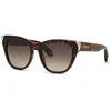 Image de Roberto Cavalli Femme Roberto Cavalli SRC095M 743 Lunettes de soleil Acétate Havane Marron Papillon Normale Ombré