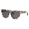 Image de Roberto Cavalli Femme Roberto Cavalli SRC095M 0AHH Lunettes de soleil Acétate Multicolore Fumée Papillon Normale