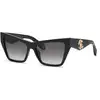 Image de Roberto Cavalli Femme Roberto Cavalli SRC114 700 Lunettes de soleil Acétate Noir Fumée Papillon Normale Ombré