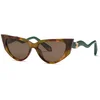 Image de Roberto Cavalli Femme Roberto Cavalli SRC128M 0V34 Lunettes de soleil Acétate Havane Marron Cat Eye Normale