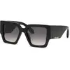Image de Roberto Cavalli Femme Roberto Cavalli SRC067W 700 Lunettes de soleil Acétate Noir Fumée Carré Normale Ombré
