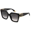 Image de Furla Femme Furla SFU878 700 Lunettes de soleil Acétate Noir Fumée Carré Normale Ombré