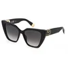 Image de Furla Femme Furla SFU879 0700 Lunettes de soleil Acétate Noir Gris Papillon Normale Ombré
