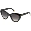 Image de Furla Femme Furla SFU886 0700 Lunettes de soleil Acétate Noir Fumée Géométrique Normale Ombré