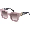 Image de Just Cavalli Femme Just Cavalli SJC142V 816 Lunettes de soleil Acétate Rose Marron Carré Normale Ombré