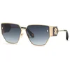 Image de Roberto Cavalli Femme Roberto Cavalli SRC092 300F Lunettes de soleil Métal Or Fumée Géométrique Normale Ombré