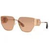 Image de Roberto Cavalli Femme Roberto Cavalli SRC092 8FCG Lunettes de soleil Métal Or Géométrique Normale
