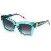 Image de Just Cavalli Femme Just Cavalli SJC144 0G61 Lunettes de soleil Acétate Vert Fumée Carré Normale Ombré