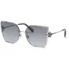 Image de Chopard Femme Chopard SCHL91S 509 Lunettes de soleil Métal Gris Fumée Carré Antireflet Ombré
