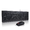 Image de Lenovo 4X30L79921 clavier Souris incluse Universel USB QWERTY Anglais britannique Noir - Neuf