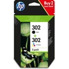 Image de HP 2-Pack Tintenpatrone 302 Black + 302 Tri-colour