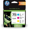 Image de HP 711 Cartouches d'impression DesignJet cyan/magenta/jaune, 29 ml, pack de 3
