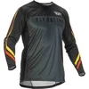 Image de Maillot de motocross Fly Racing Lite L.E. Speeder, schwarz/grau/gelb, M