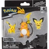 Image de Set de figurines de jeu Multipack Evolution Pokemon Figures Select Pichu Pikachu Raichu