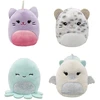Image de Squishville pack de 4 paillettes Squad, mini peluches super douces 5cm