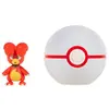 Image de Figurine Pokémon Clip'n'Go Poké Balls Magby & Poké Ball - Jazwares Figurine - JAZPKW3139