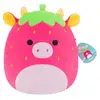 Image de Peluche Squishmallows Cleary La vache fraise 30 cm - Neuf