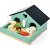 Image de Tender Leaf Ensemble d'animaux en bois Lapin - Accessoires pour maisons de poupées Jouets