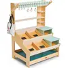 Image de Tender Leaf - Jouet de stand de marché en bois - Jeu de rôle stand de marché pour enfants