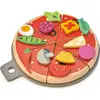 Image de Tender Leaf Jouets en bois Pizza - Set Pizza Party pour enfants