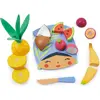 Image de Tender Leaf Planche à découper en bois fruits tropicaux Set de jouets pour enfants
