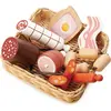 Image de Tender Leaf Jouets Charcuterie Panier - Set de charcuterie en bois