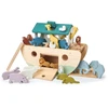 Image de Tender Leaf Jouets en bois Arche de Noé avec figurines d'animaux pour enfants