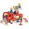 Image de Tender Leaf 7508367 - Camion de pompiers avec accessoires, bois, dimensions : 28x11x16cm