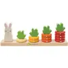 Image de Tender Leaf Jeu de comptage en bois carottes - Jouets éducatifs Apprendre les chiffres