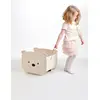 Image de Tender Leaf Chariot à tirer en bois Ours - Jouet durable pour enfants