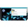 Image de HP Cartouche d'encre DesignJet 766 jaune de 300 ml - Neuf