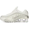 Image de Nike Shox R4 "Blanc Argent Métallique", Blanc, Taille : 38