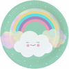 Image de Assiettes Rainbow & Cloud x8
