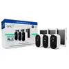Image de Arlo Essential Caméra de sécurité extérieure 2K avec Panneaux Solaires, pack de 3 - Neuf