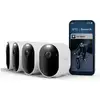 Image de Caméra de sécurité extérieure Arlo Pro 6 2K+ HDR Vision nocturne couleur 160° Sans fil Pack 4 Blanc - Neuf