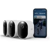 Image de Kit De Sécurité Extérieur Arlo Pro 6 3 Caméras 2k+ Hdr Blanc Ipx6 Vision Nocturne Couleur