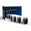 Image de Caméra de surveillance Arlo Pro 6 2K+, lot de 4, caméra de sécurité IP, extérieur, filaire et sans fil, 7,5 m, Amazon Alexa et Google Assistant, voiture