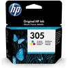 Image de Cartouche d'encre HP 305 authentique tricolore (3YM60AE) pour HP DeskJet 2300/2710/2720/Plus4100, HP - Neuf