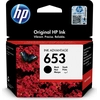 Image de HP 653 Black Original Ink Advantage Cartridge cartouche d'encre 1 pièce(s) Rendement standard Noir