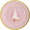 Image de 8 Assiettes en carton - Princesse d'un jour - 22.8 cm